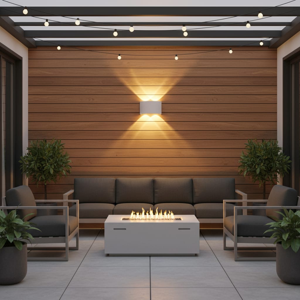 Aplica LED 4W Albă pentru Exterior, Rezistentă la Intemperii, Design Modern 3
