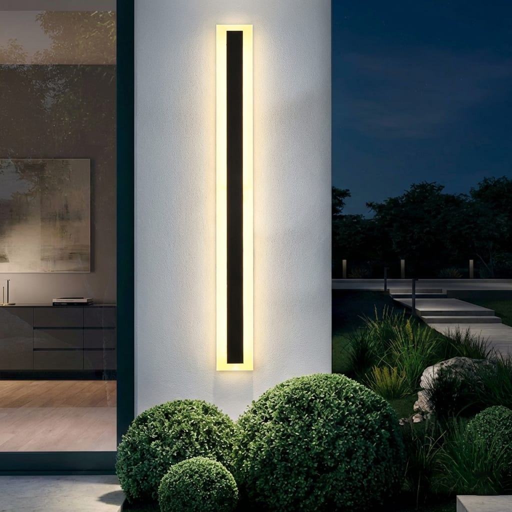 Aplica LED de exterior IP65 120cm, 220V, pentru iluminat curte si fatada 2