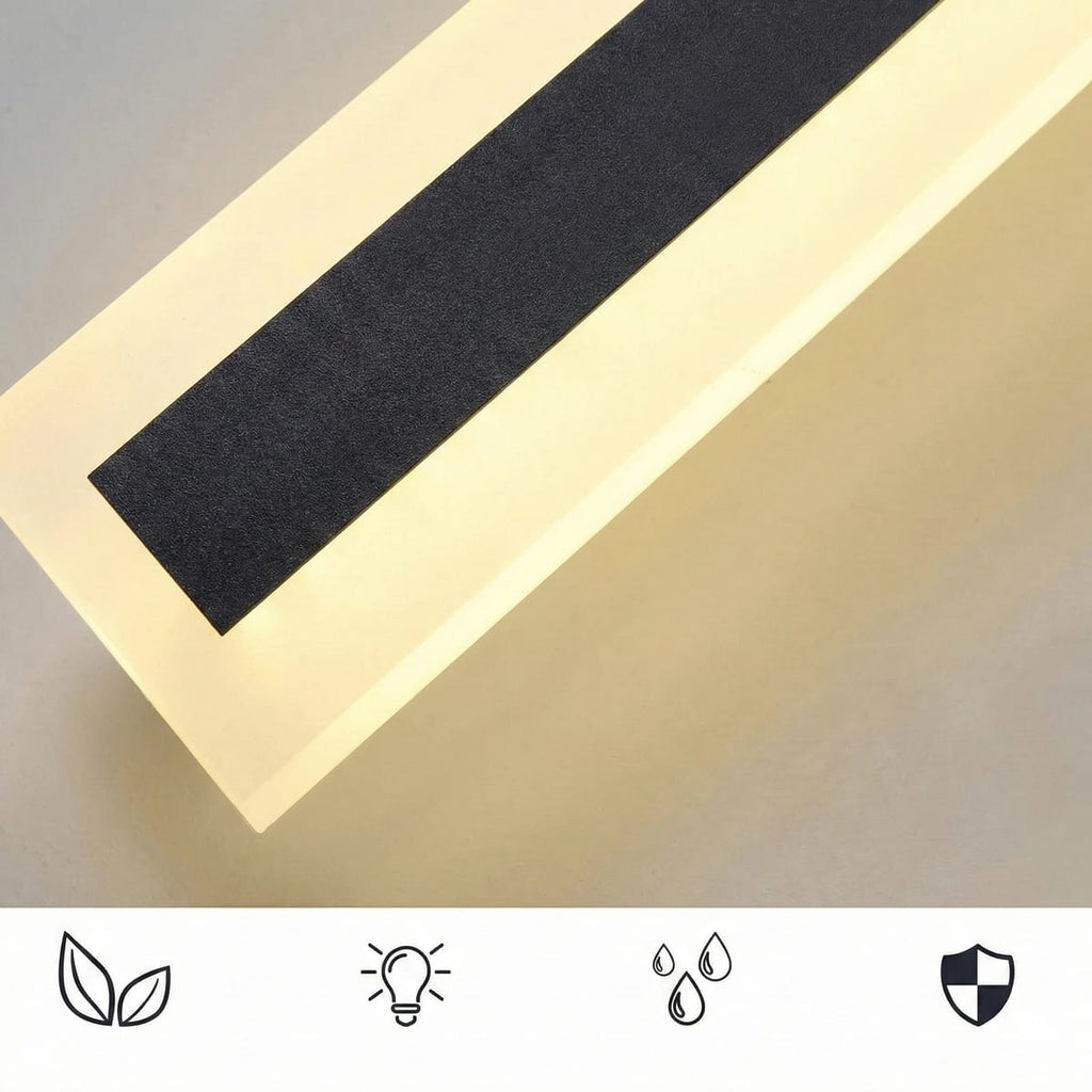 Aplica LED de exterior IP65 120cm, 220V, pentru iluminat curte si fatada 3
