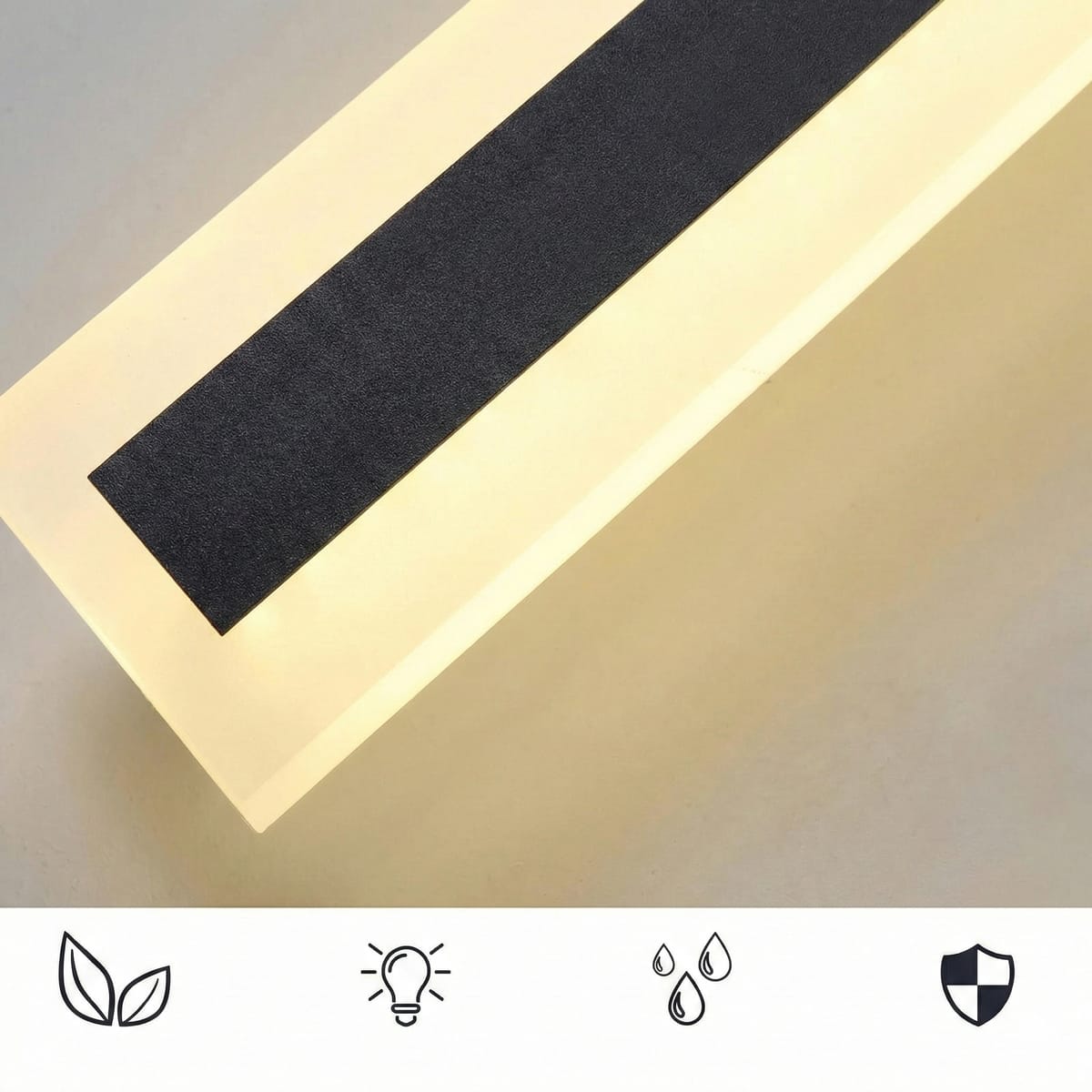 Aplica LED de exterior IP65 120cm, 220V, pentru iluminat curte si fatada 3