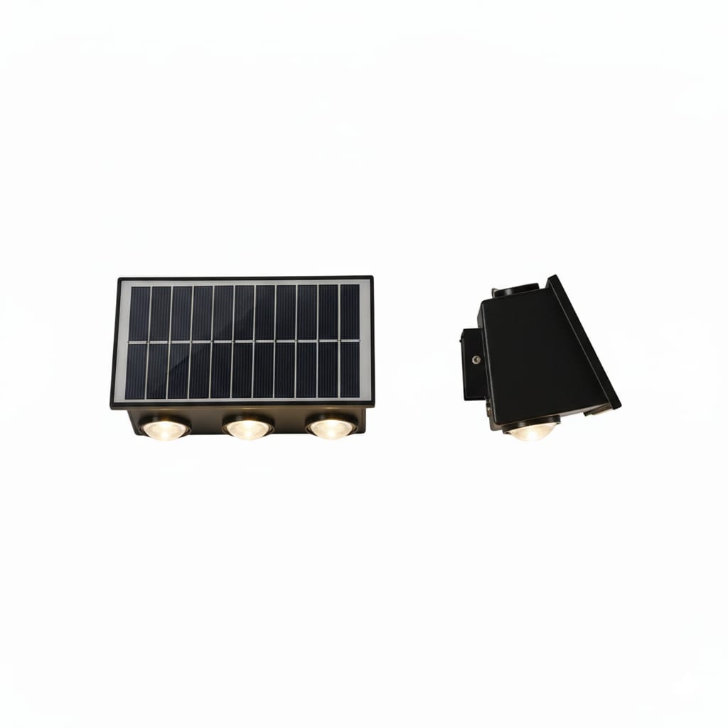 Aplica LED exterior 6W solara, perete, lumina automata 2