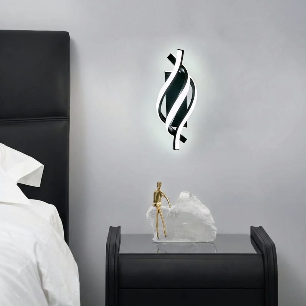 Aplica perete LED MARY neagra 38W, design minimalist, aplica moderna pentru interior 3