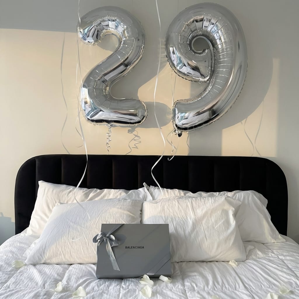 Balon din folie argintie, cifra aniversara 9, 90 cm 2