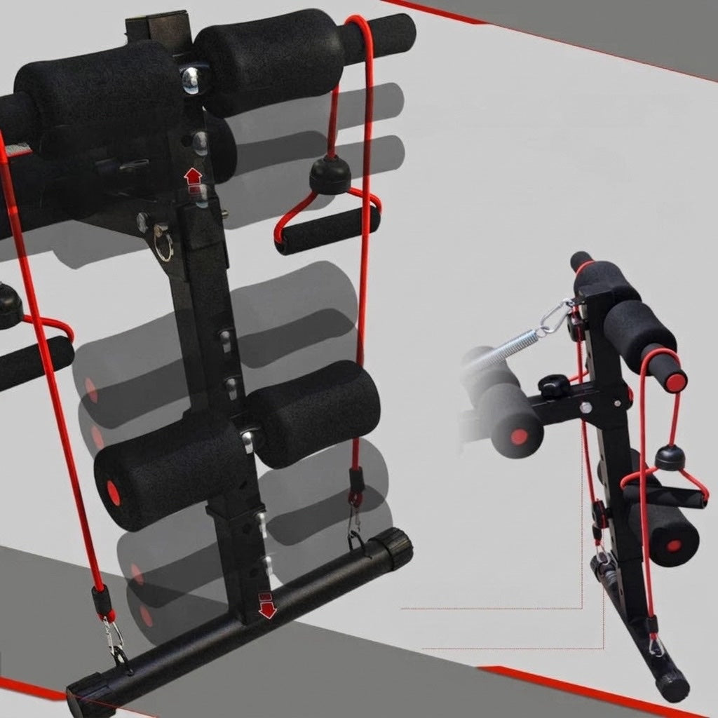 Banca Fitness Multifunctionala si Reglabila – Structura din Otel, 136 cm 1