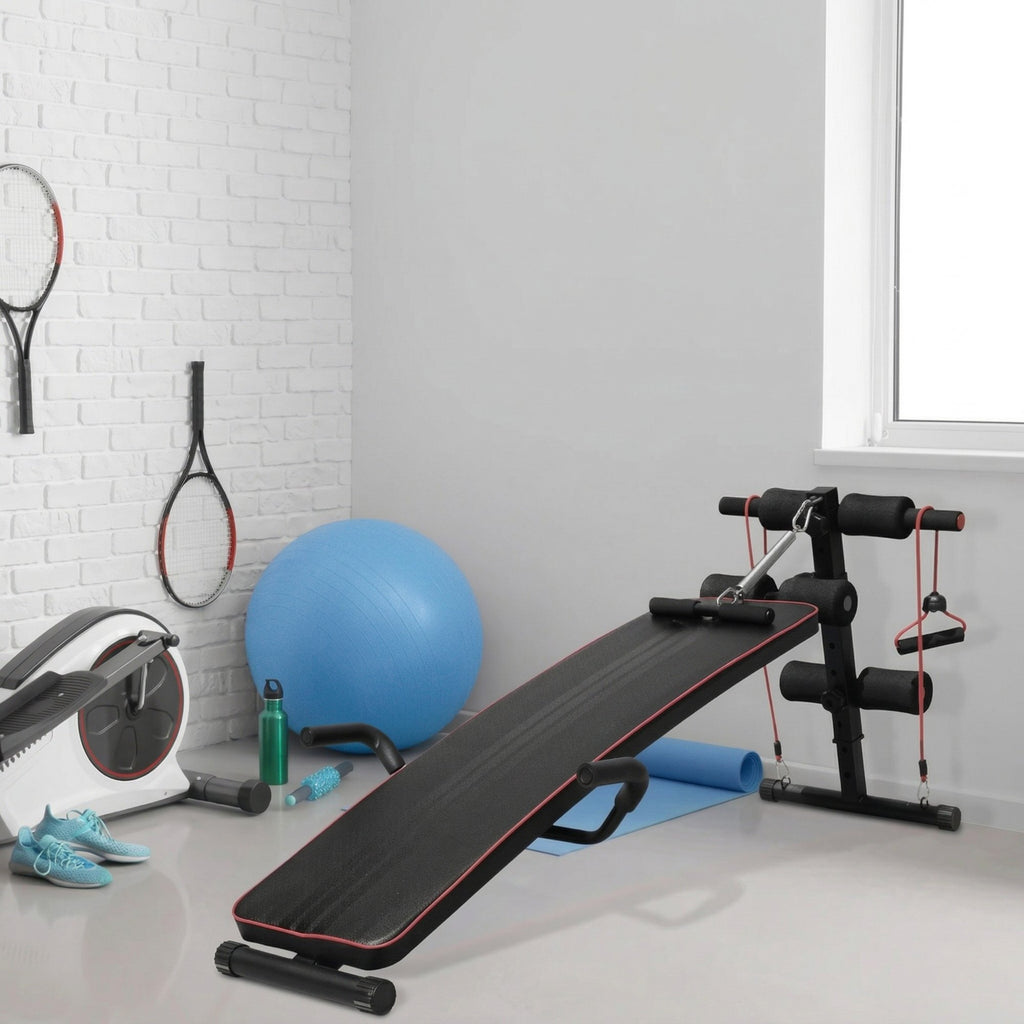 Banca Fitness Multifunctionala si Reglabila – Structura din Otel, 136 cm 3