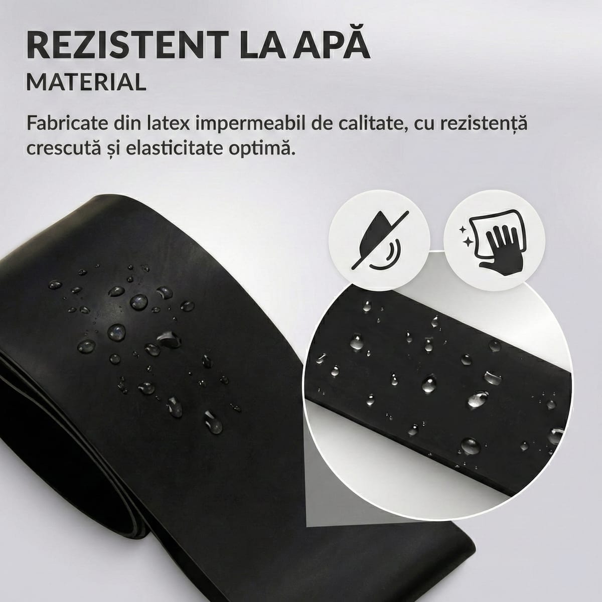 Banda Elastica Fitness Mini Power Band, 1.2 mm, Rezistenta Mare (15-20 kg) 2