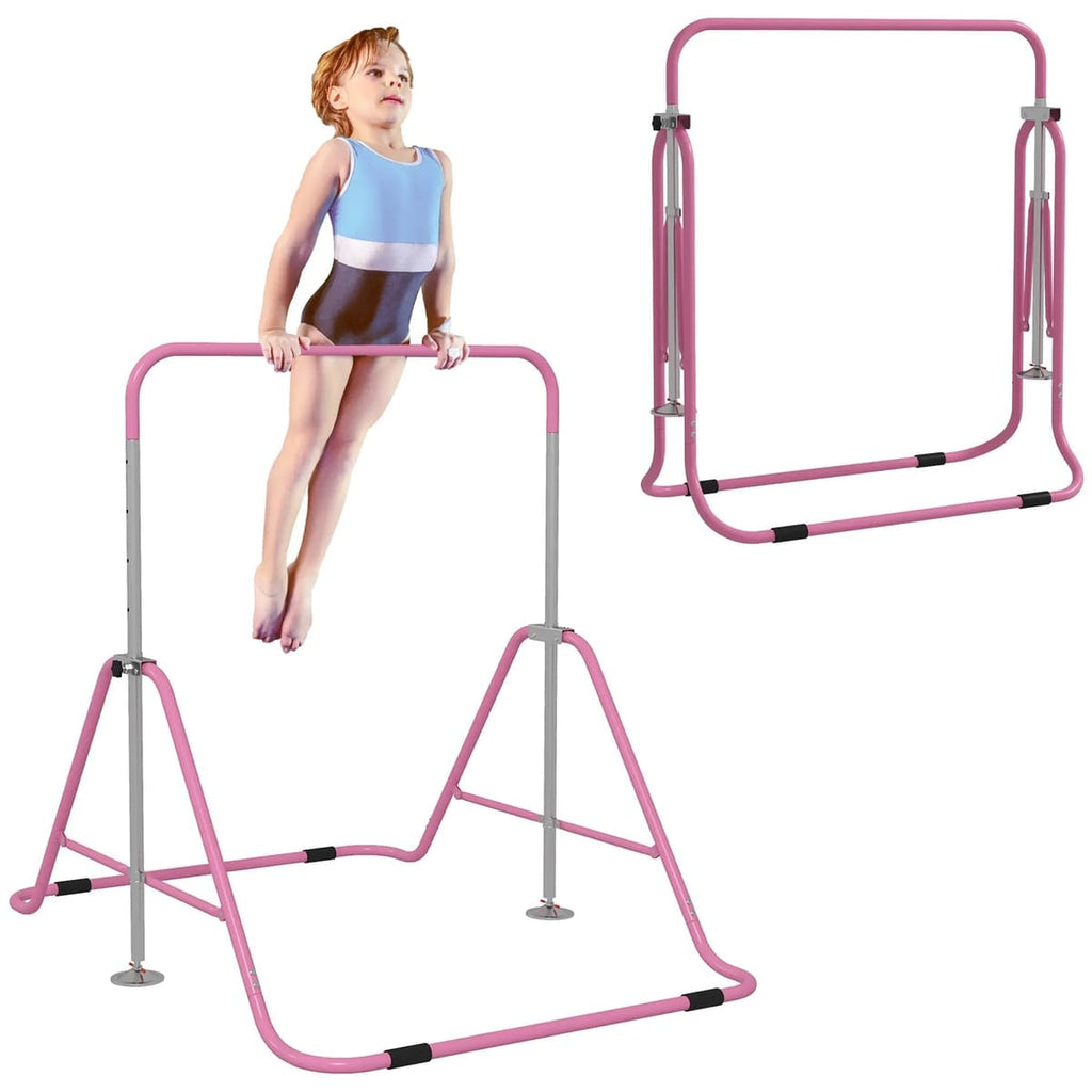 Bara de Tractiuni Pliabila pentru Copii, Inaltime Reglabila, Otel Robust, 148 x 105 x 88 cm 4