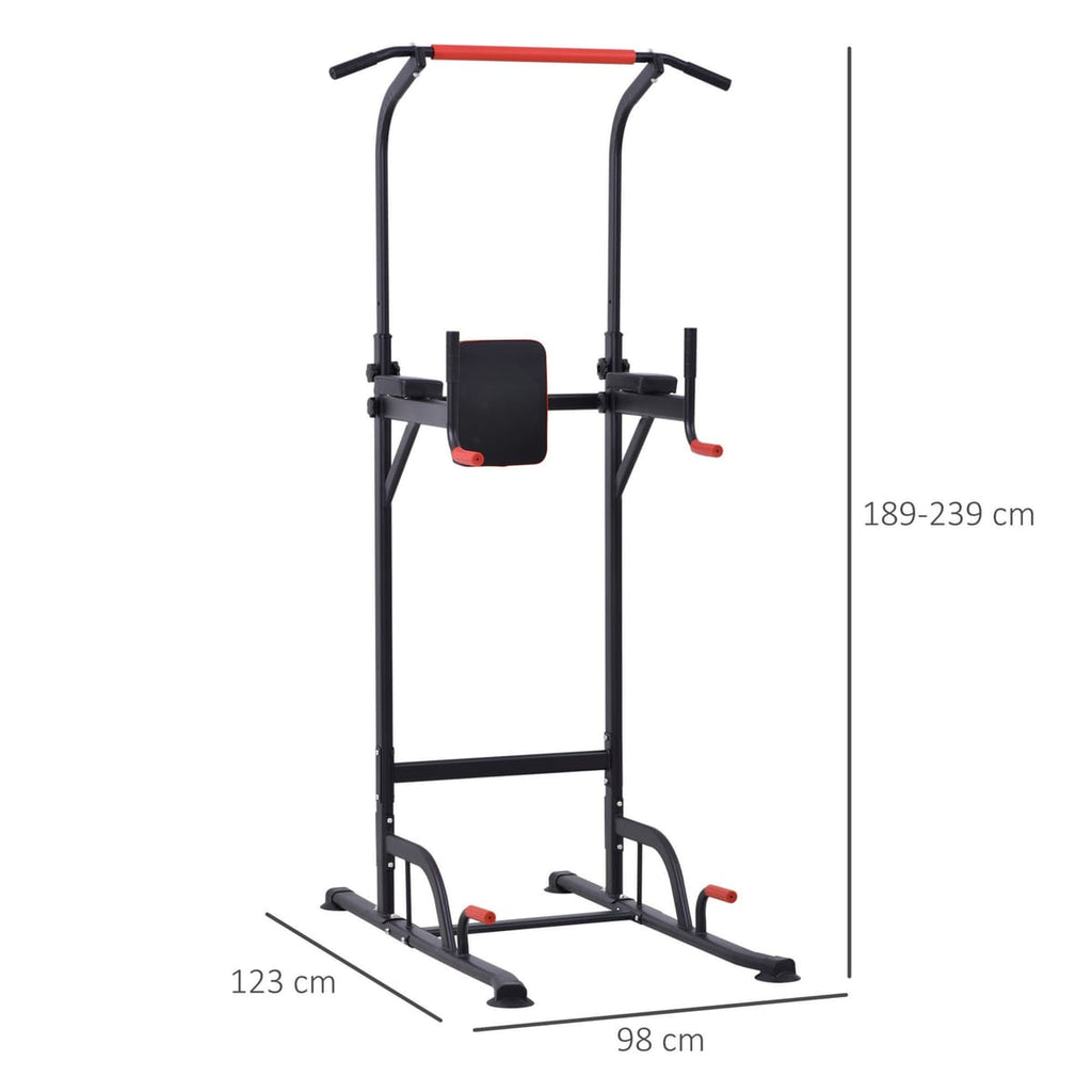 Bara de Tractiuni si Statie Fitness Multifunctionala – Inaltime Reglabila, 120 kg 4