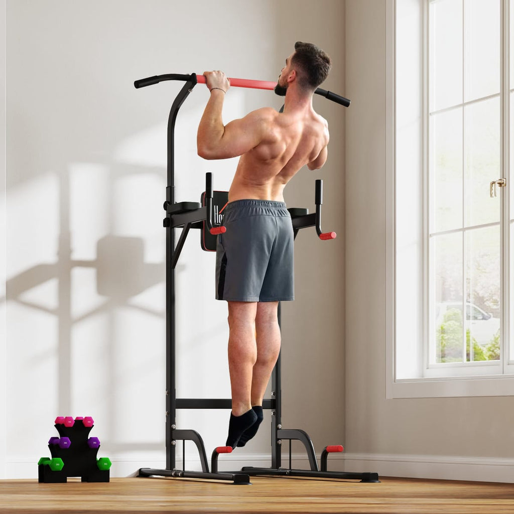 Bara de Tractiuni si Statie Fitness Multifunctionala – Inaltime Reglabila, 120 kg 5