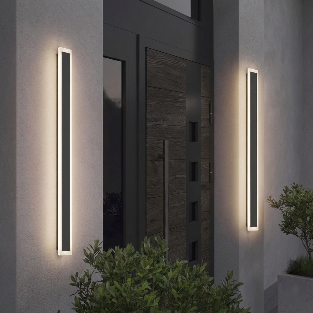 Aplica LED de exterior IP65 180cm, 220V, pentru iluminat perete, hale si depozite