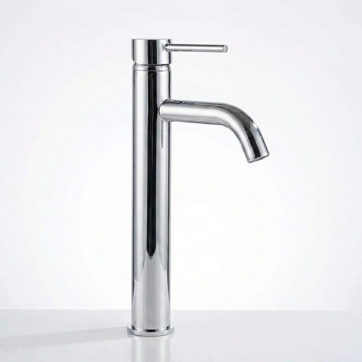 Baterie Lavoar Crom Lungo, Montaj pe Blat sau Lavoar, Design Clasic 1