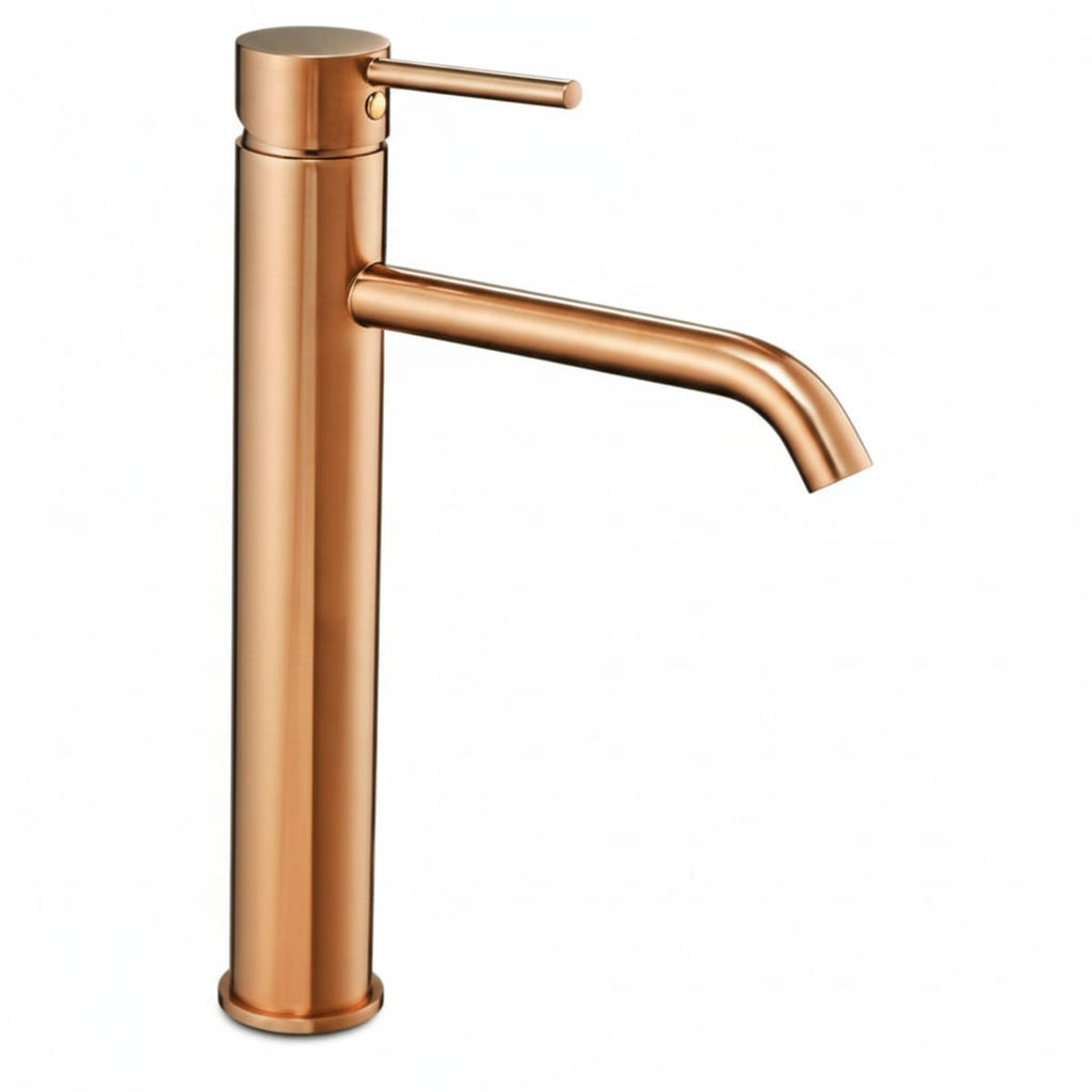 Baterie Lavoar Cupru Copper High, Montaj pe Blat, Design Elegant Premium 1