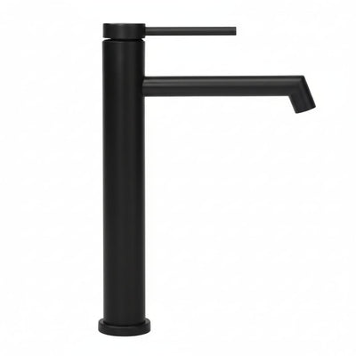 Baterie lavoar inalta pe blat,  BLACK Matt High 1