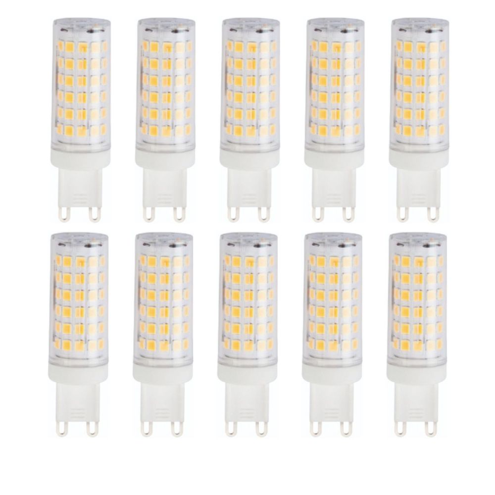 Bec LED G9, 9W, Corp Ceramic, ALB natural