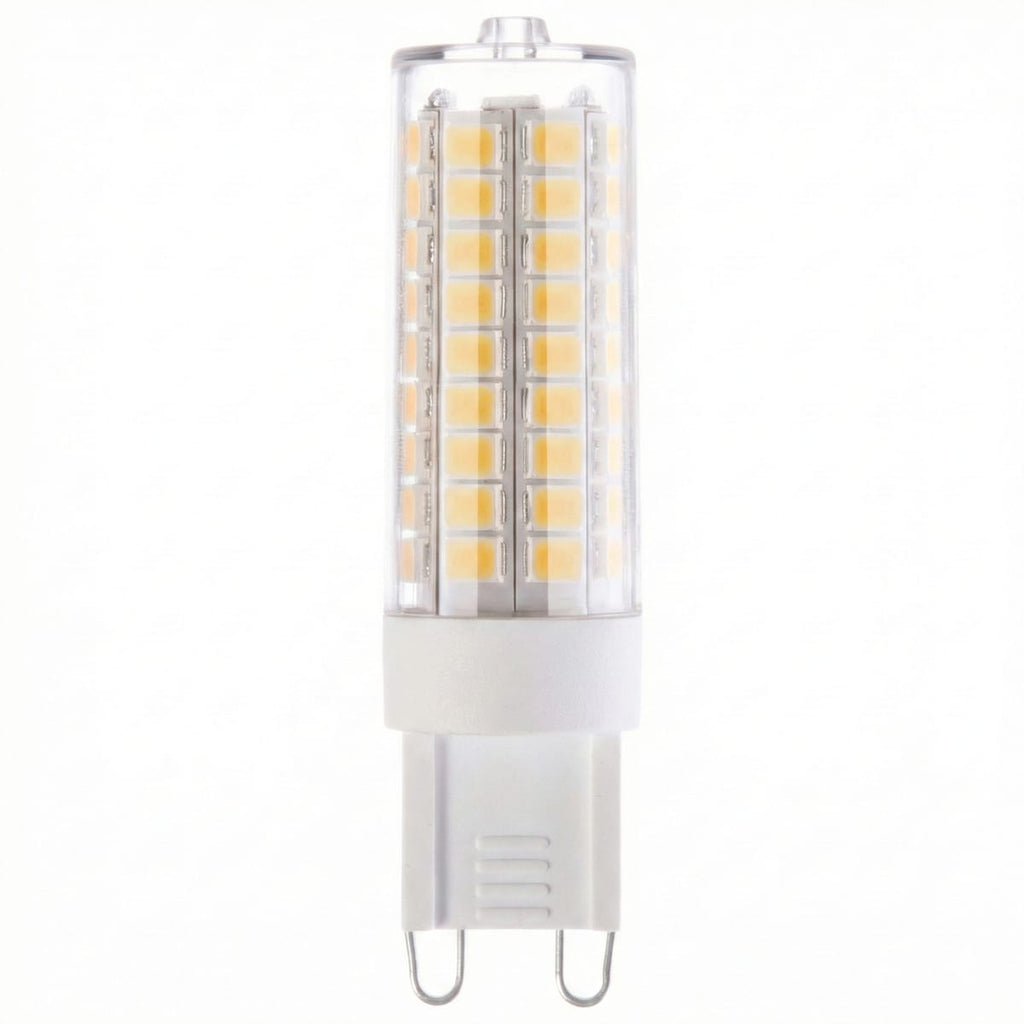 Bec LED G9, 9W, Corp Ceramic, echivalent 60W, ALB rece 1