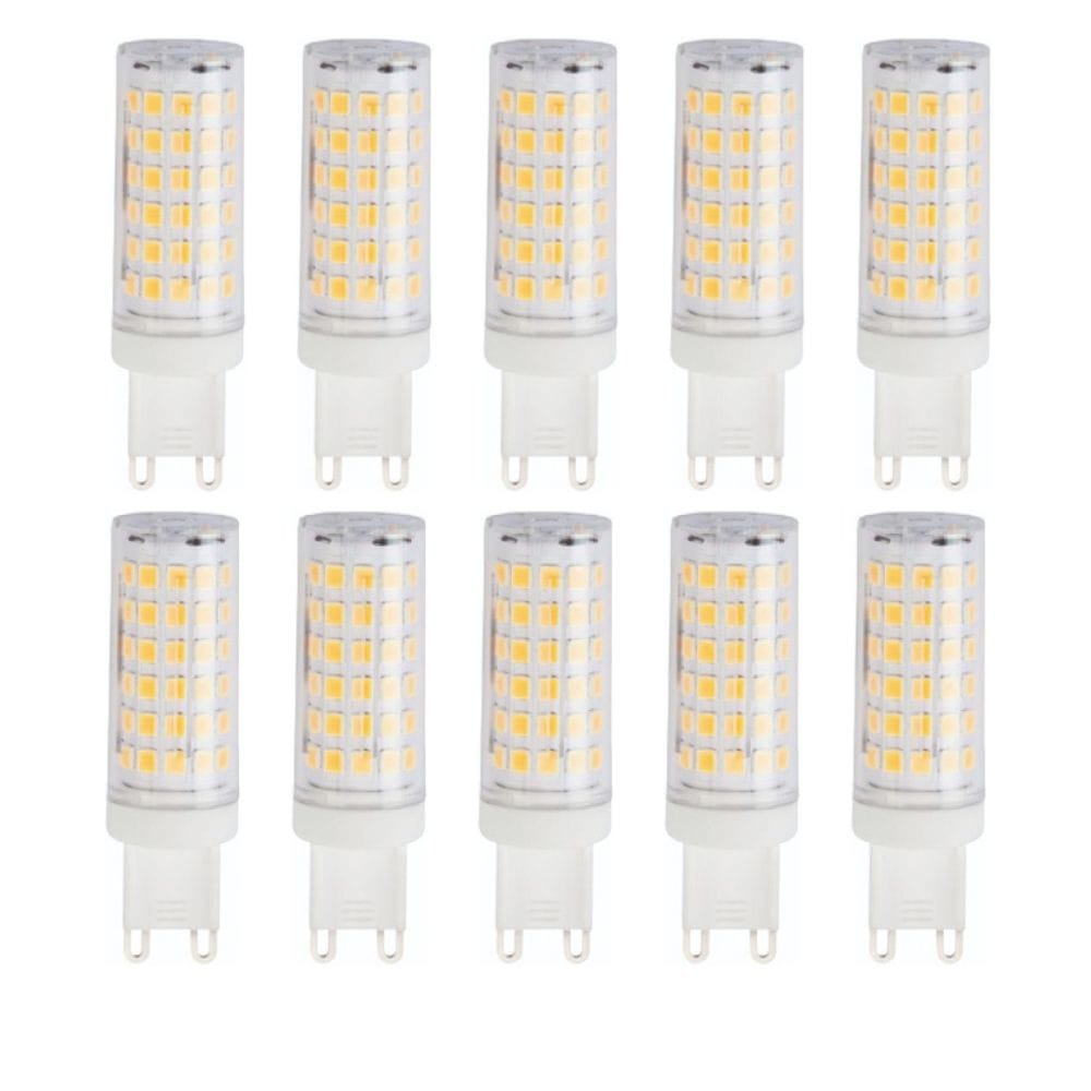 Bec LED G9, 9W, Corp Ceramic, echivalent 60W, ALB rece 3