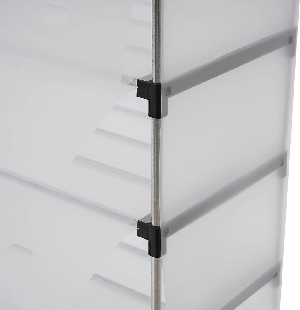 Raft pliabil pentru pantofi cu 5 niveluri, organizator incaltaminte pentru hol si dressing