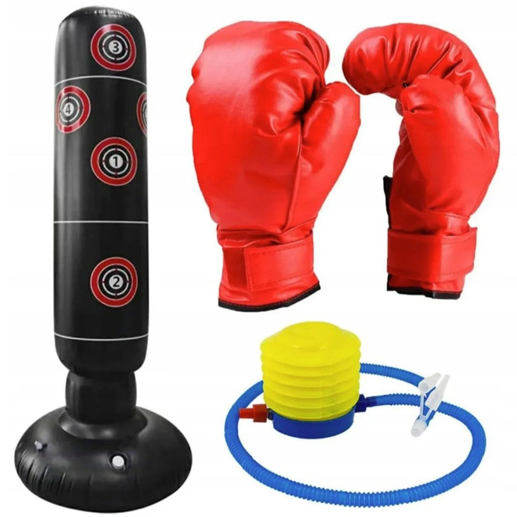 Sac box gonflabil 160cm cu mănuși – aer, apă sau nisip