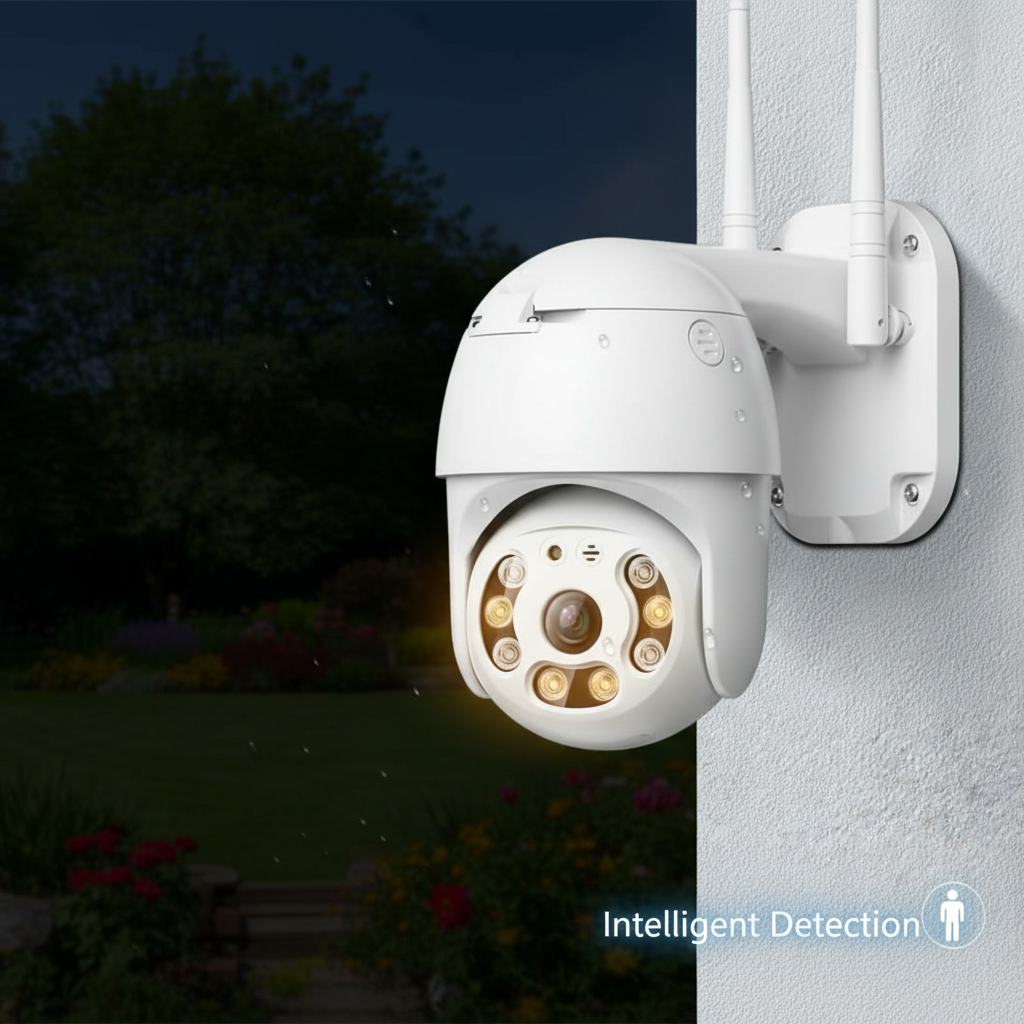 Camera de supraveghere WiFi Full HD, 2MP / 3MP, vedere color noaptea, rotire 360° 2