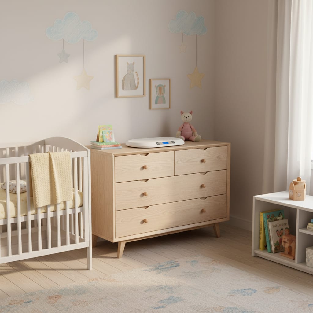 Cantar electronic bebeluși LCD, Eco Friendly, picioare anti-alunecare, max 20 kg 6