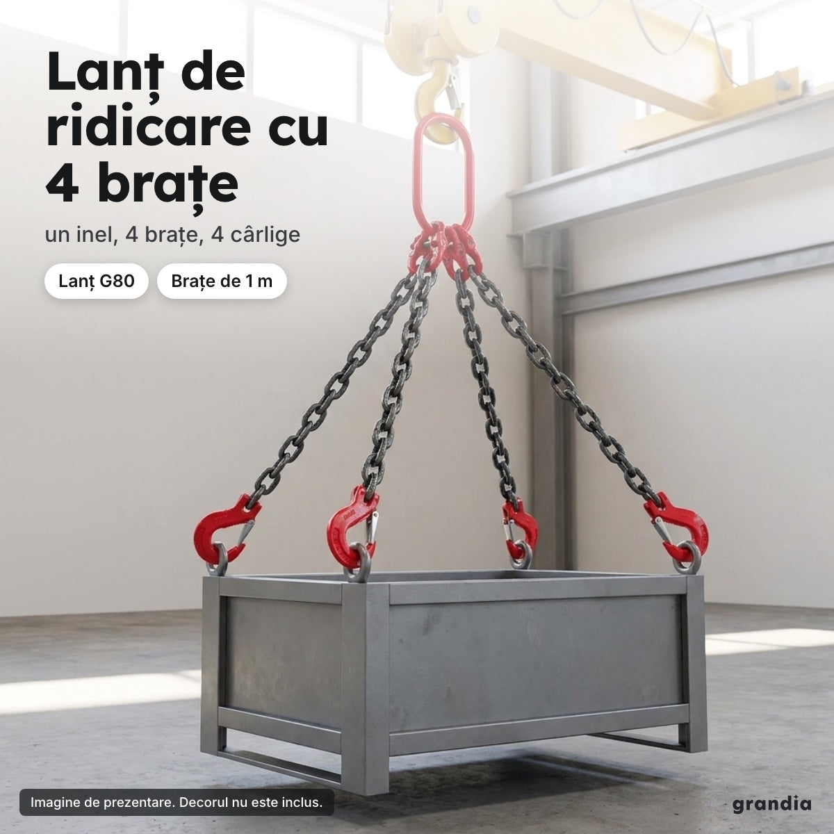 Lanț de ridicare cu 4 brațe – Lanț de ridicare cu 4 brațe