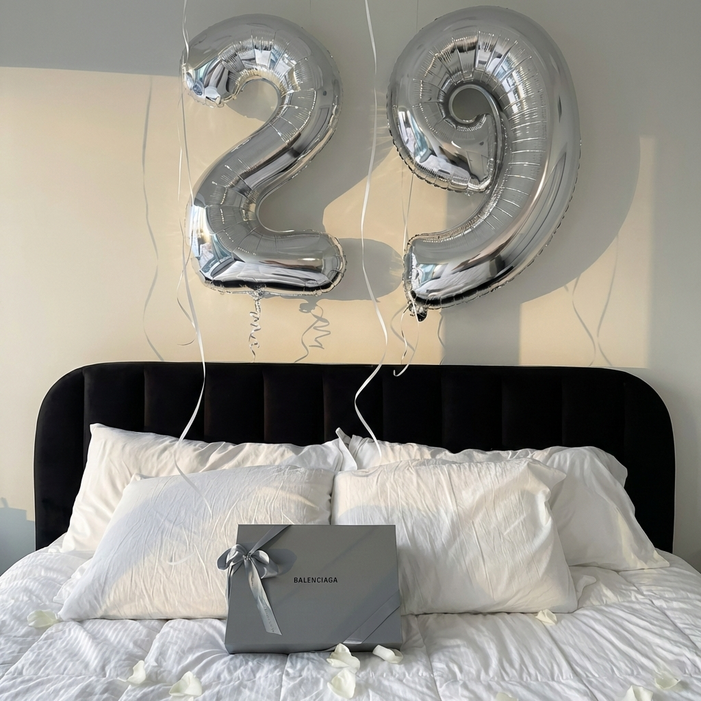 Balon din folie argintie, cifra aniversara 9, 90 cm