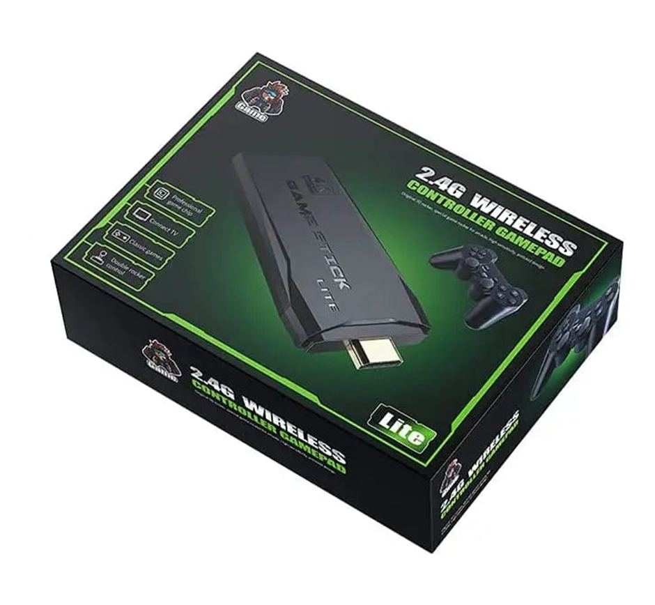 Cutia consolei Game Stick Lite cu controllere wireless 2,4G