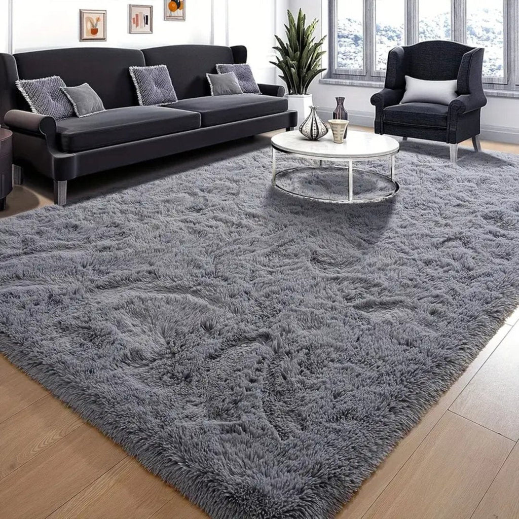 Covor Pufos Premium, Gri Închis 200x280cm 1