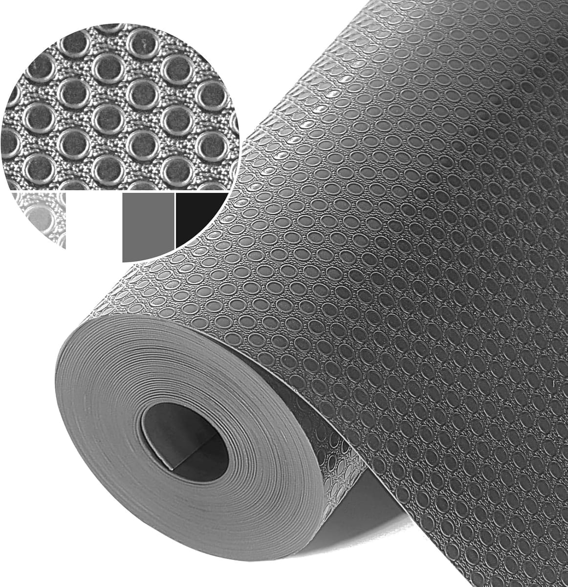 Covoras antiderapant pentru frigider, din EVA, impermeabil, 50×300 cm, gri 1