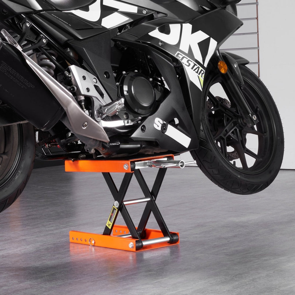 Cric Tip Foarfeca pentru Motociclete Si ATV-uri – Capacitate 500 kg, Platforma Lata 3