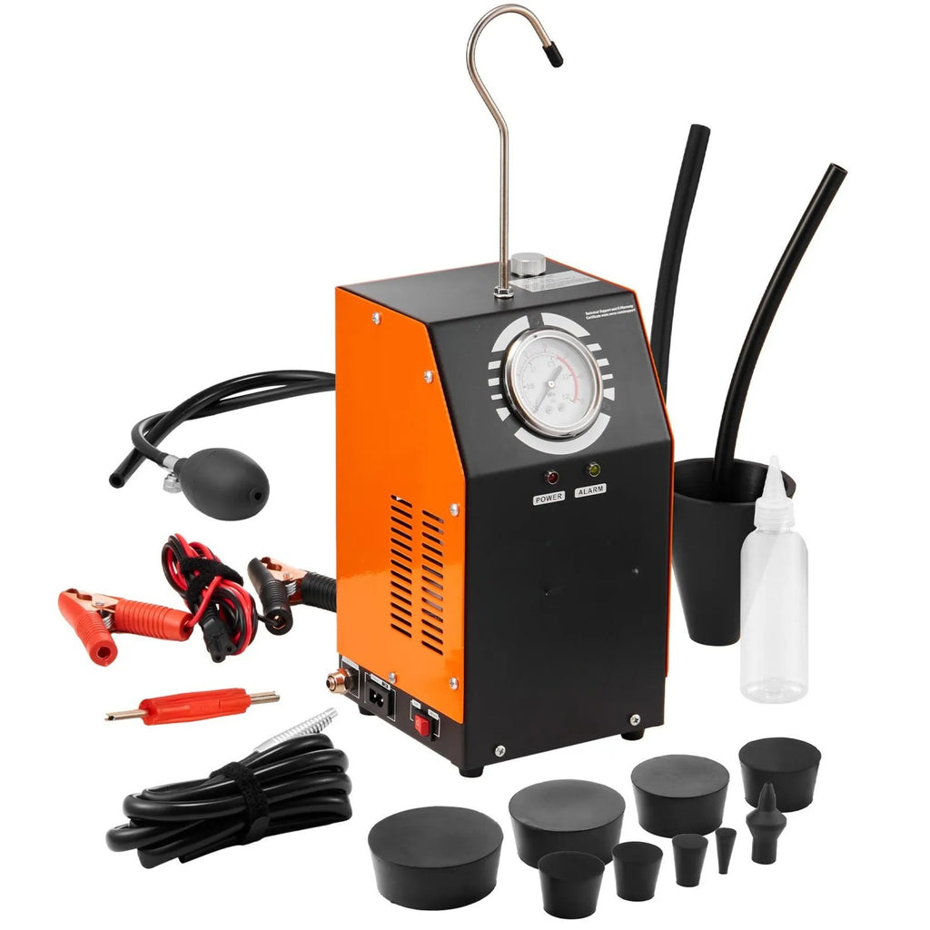 Detector de Scurgeri cu Fum pentru Automobile – Pompa de Aer Integrata, Manometru Digital, 12V 1