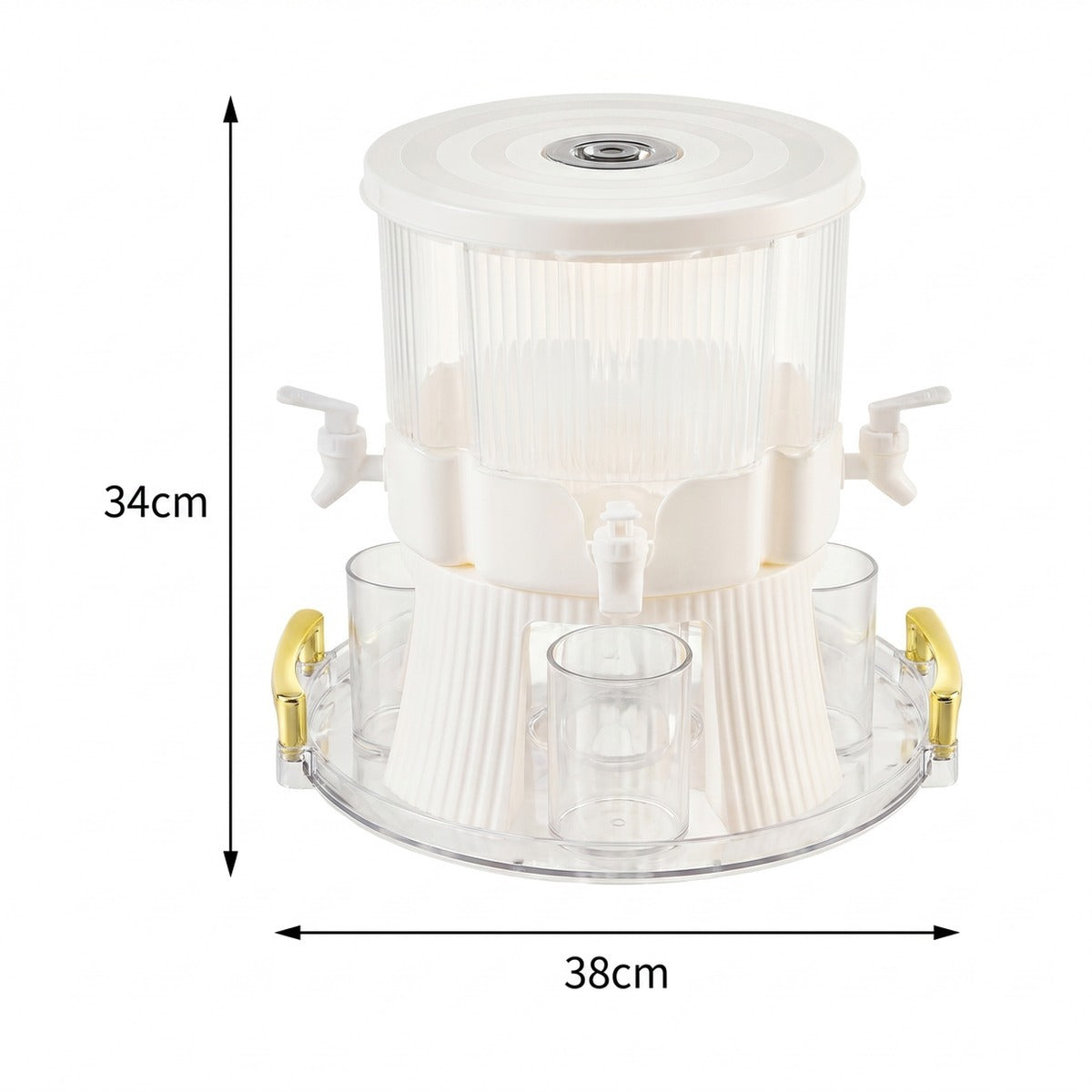 Dimensiuni dispenser: 34 cm înălțime, 38 cm lățime