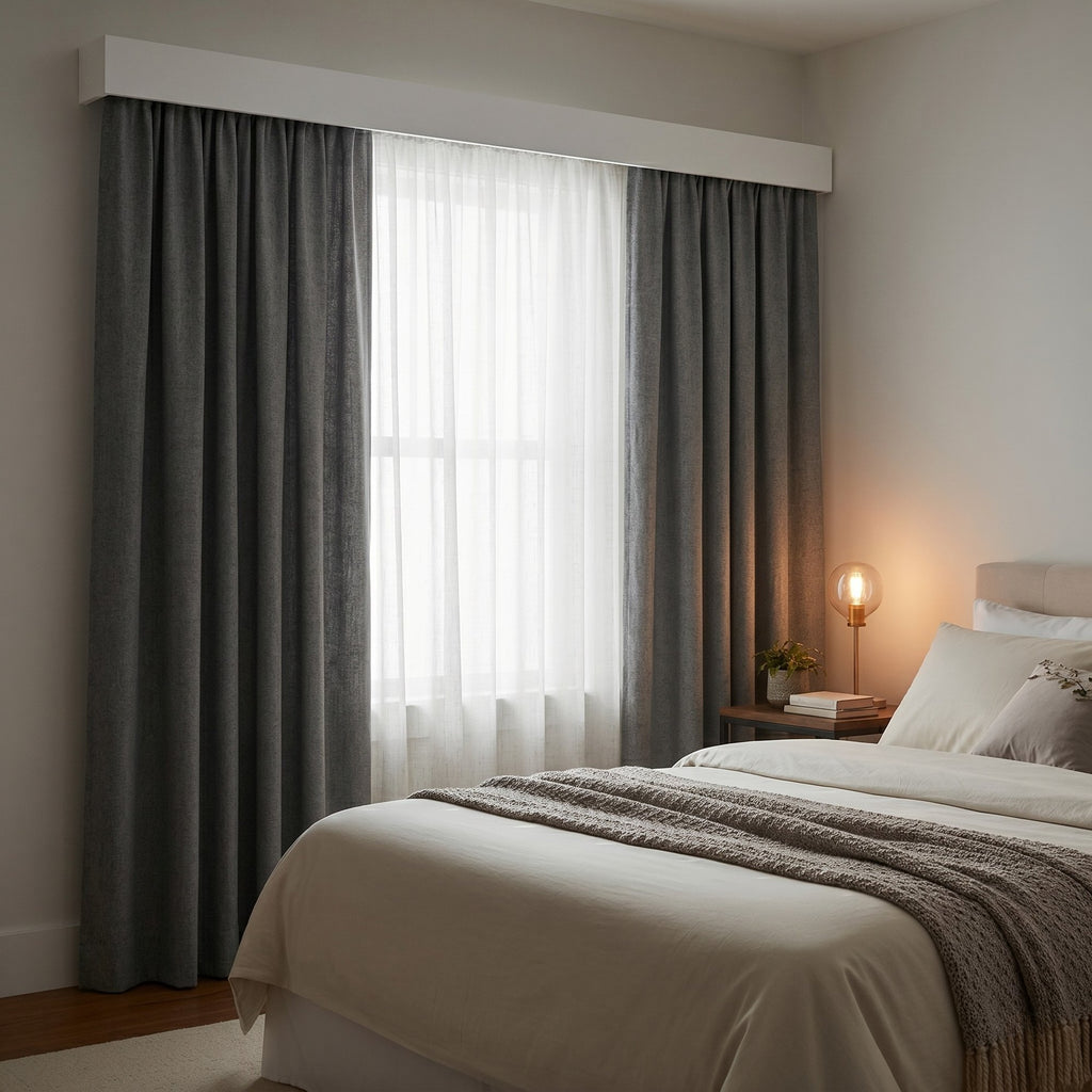 Draperie Blackout cu rejansa Gri 140x244 cm – Opacitate 90% 7