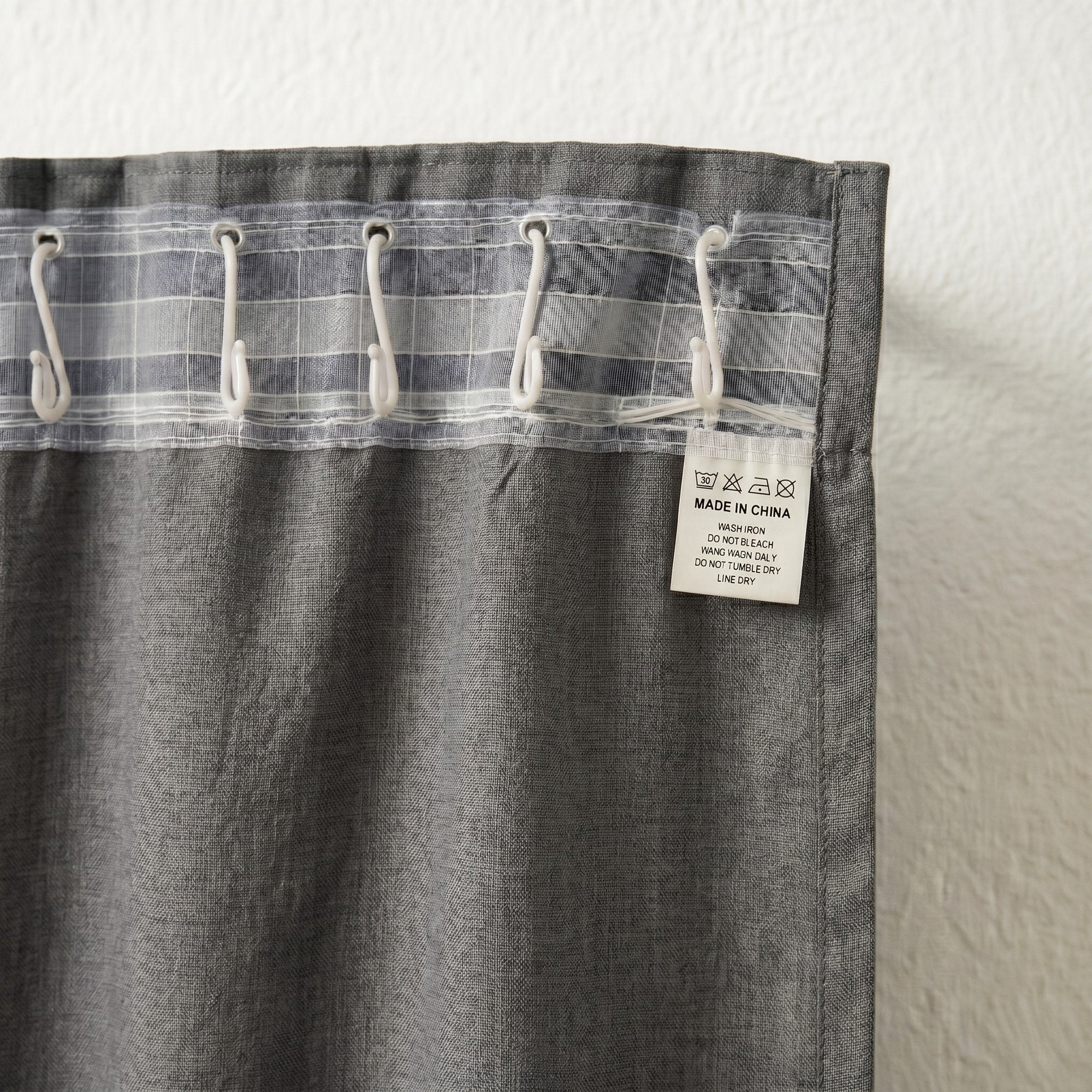 Draperie Blackout cu rejansa Gri 140x244 cm – Opacitate 90% 8