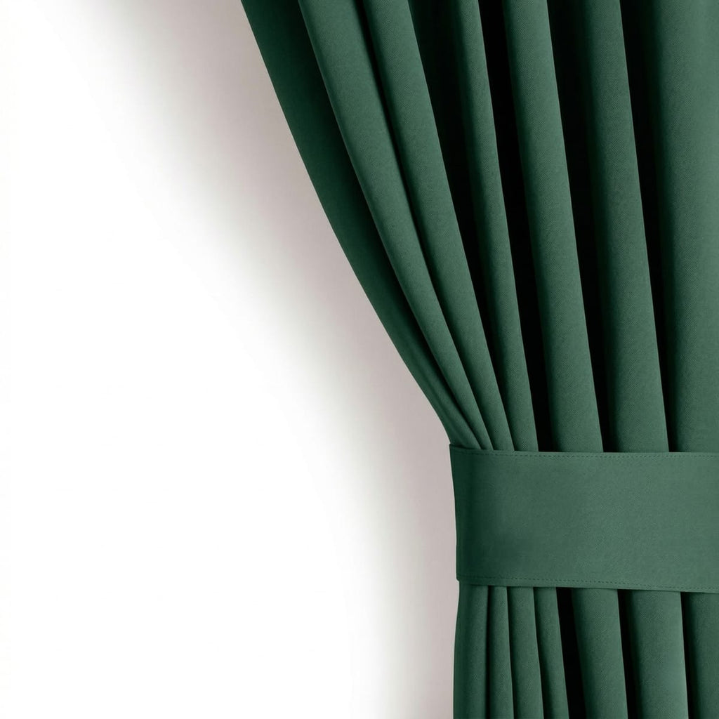 Draperie Blackout cu rejansa Verde Smarald 140x244 cm – Opacitate Ridicata 2
