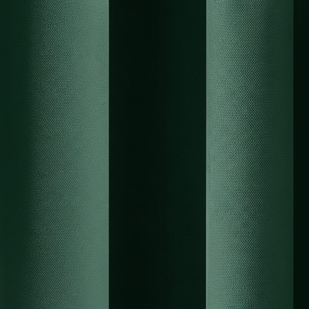 Draperie Blackout cu rejansa Verde Sticla 140x262 cm – Opacitate 90% 6