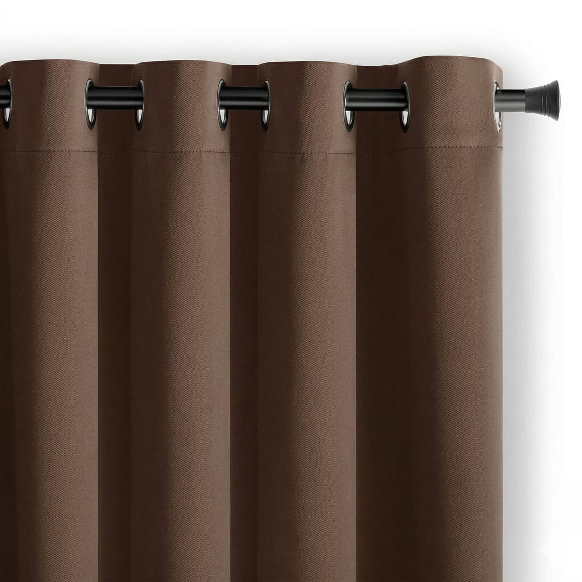 Draperie Blackout Maro cu Inele Argintii 140x244 cm – Opacitate 90% 1