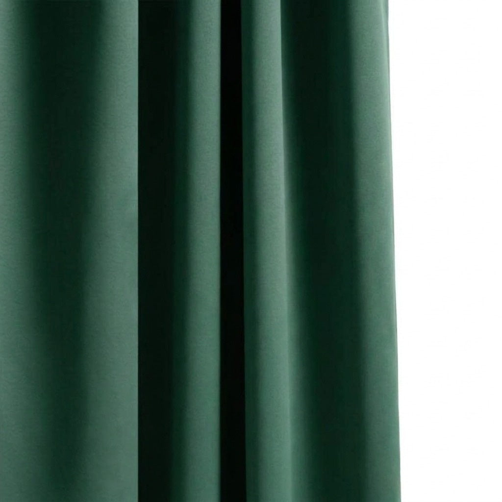 Draperie Blackout Verde Smarald cu Inele Argintii 140x262 cm – Opacitate 90% 2