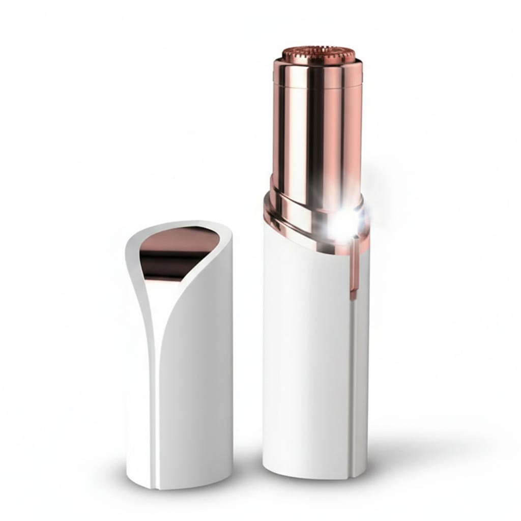 Epilator Facial Flawless pentru Femei, Portabil, Functionare cu Baterie 1