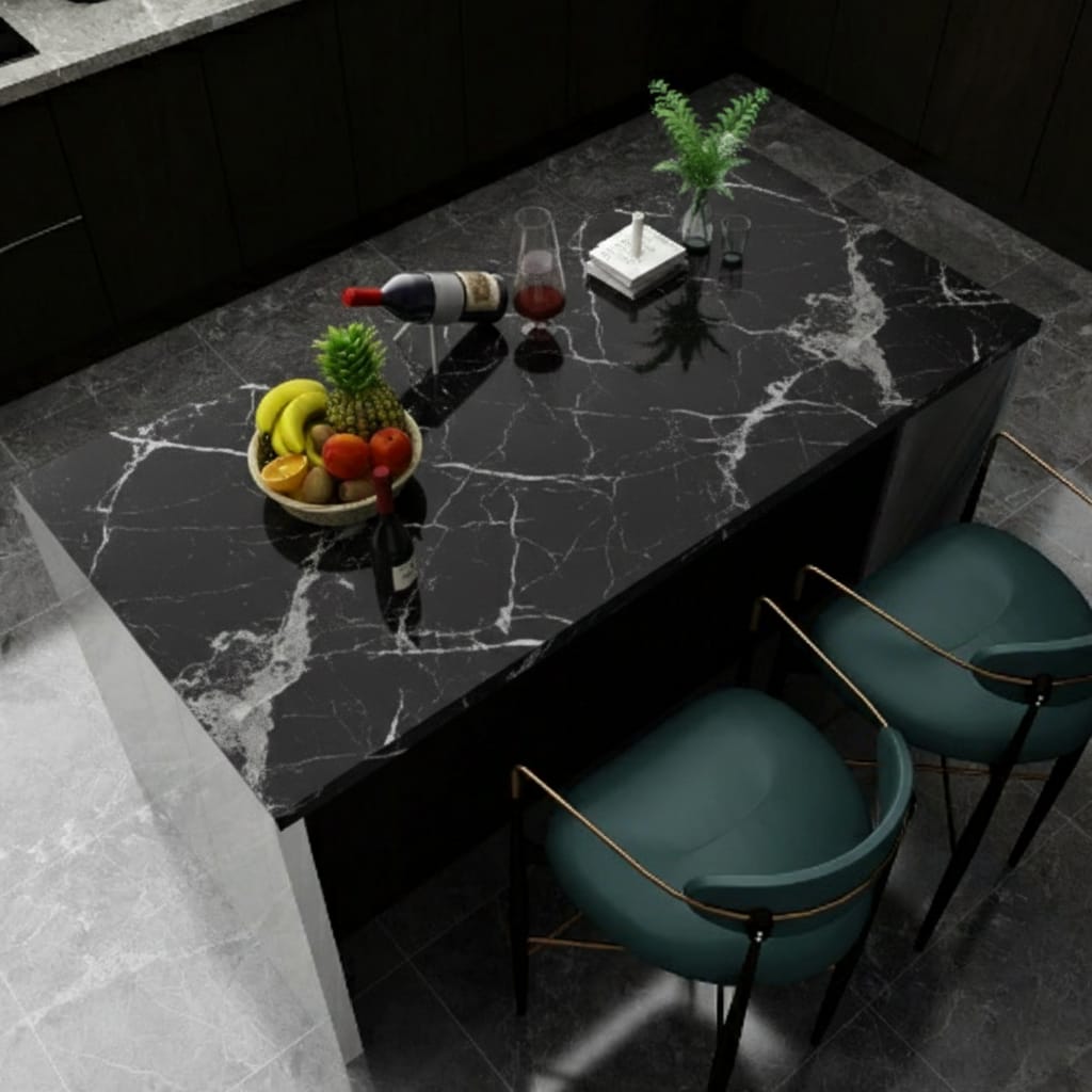 Folie Autocolanta Model Marmura, pentru Mobilier, Blat, Pereti - Imagine 2