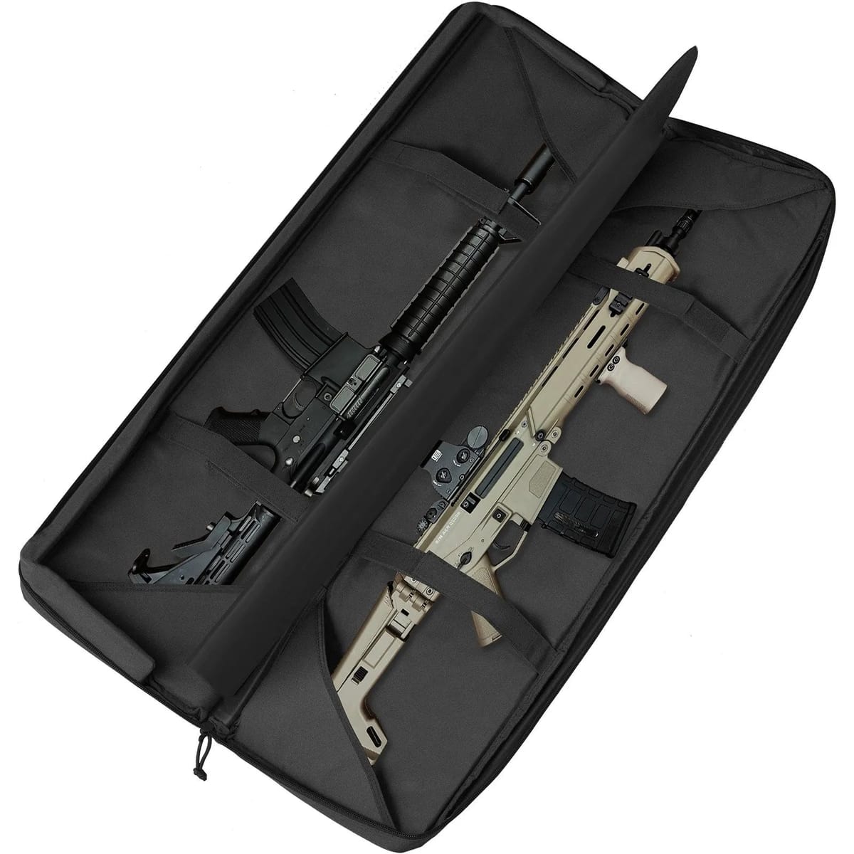 Geanta Dubla cu suport pentru arma/pusca  – 106 cm, Protectie EVA si Sistem Molle 3
