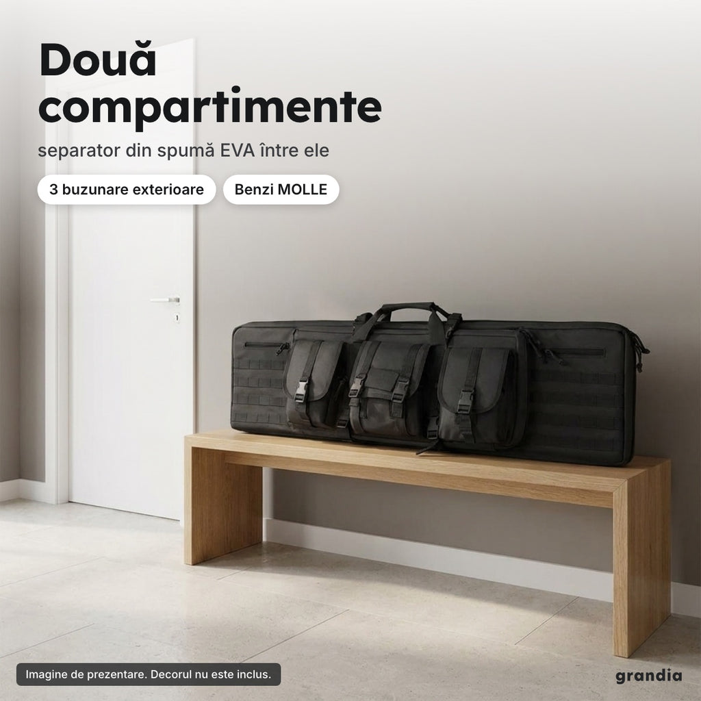 Geantă dublă pentru echipament lung – Două compartimente