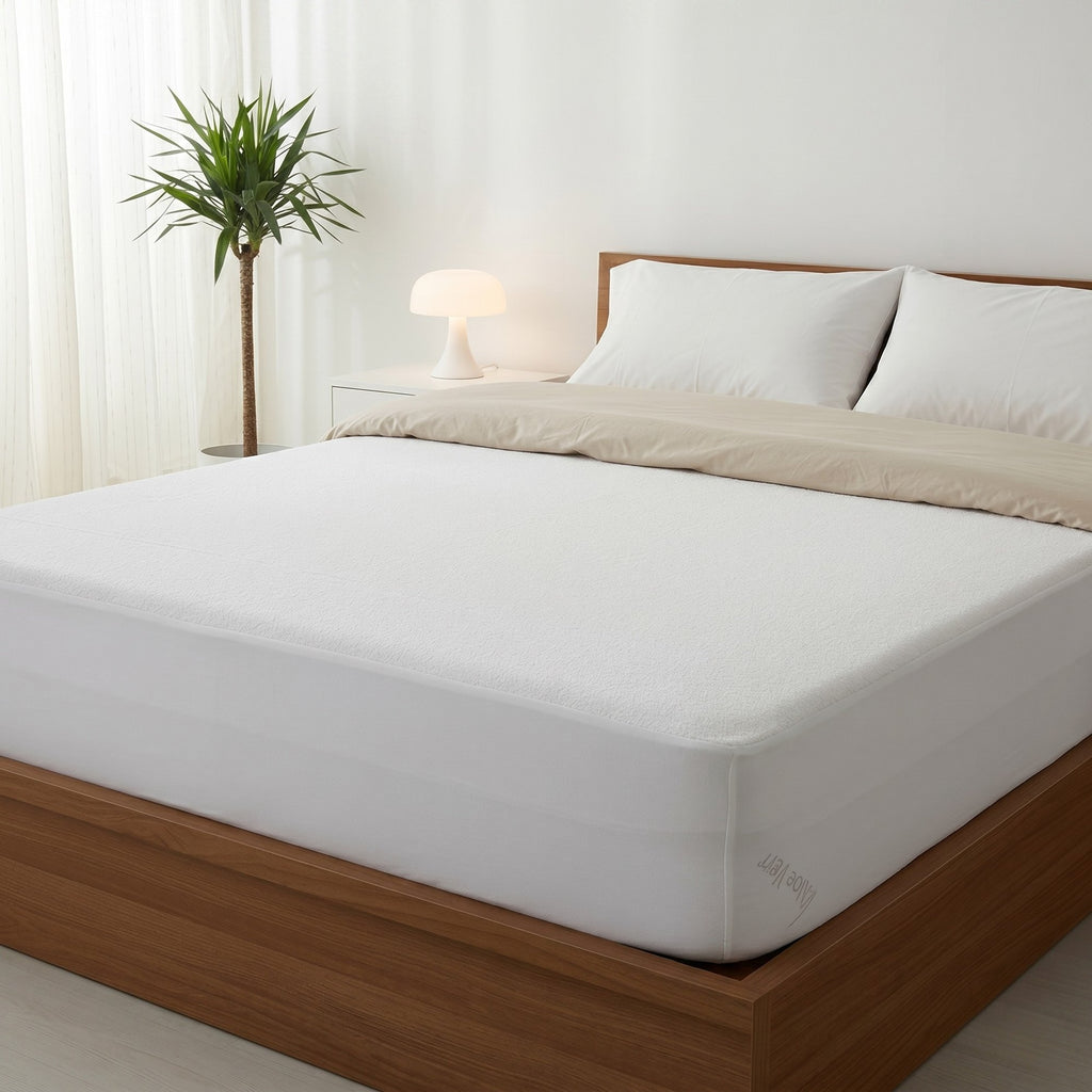 Husa protectie saltea, impermeabila 160x200 cm 2