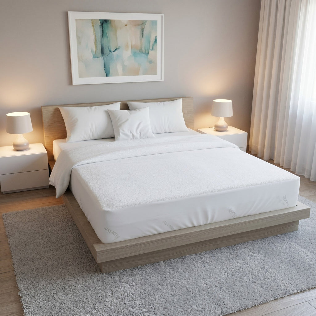 Husa protectie saltea, impermeabila 160x200 cm 5