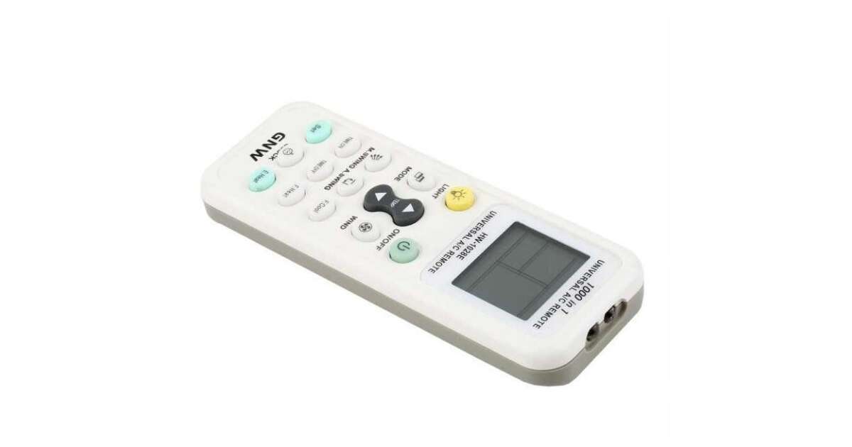 Telecomanda universala pentru aer conditionat, compatibila cu multiple marci, cu ecran digital