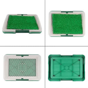 Toaleta cu iarba artificiala pentru caini si animale de companie, tava colectoare usor de curatat
