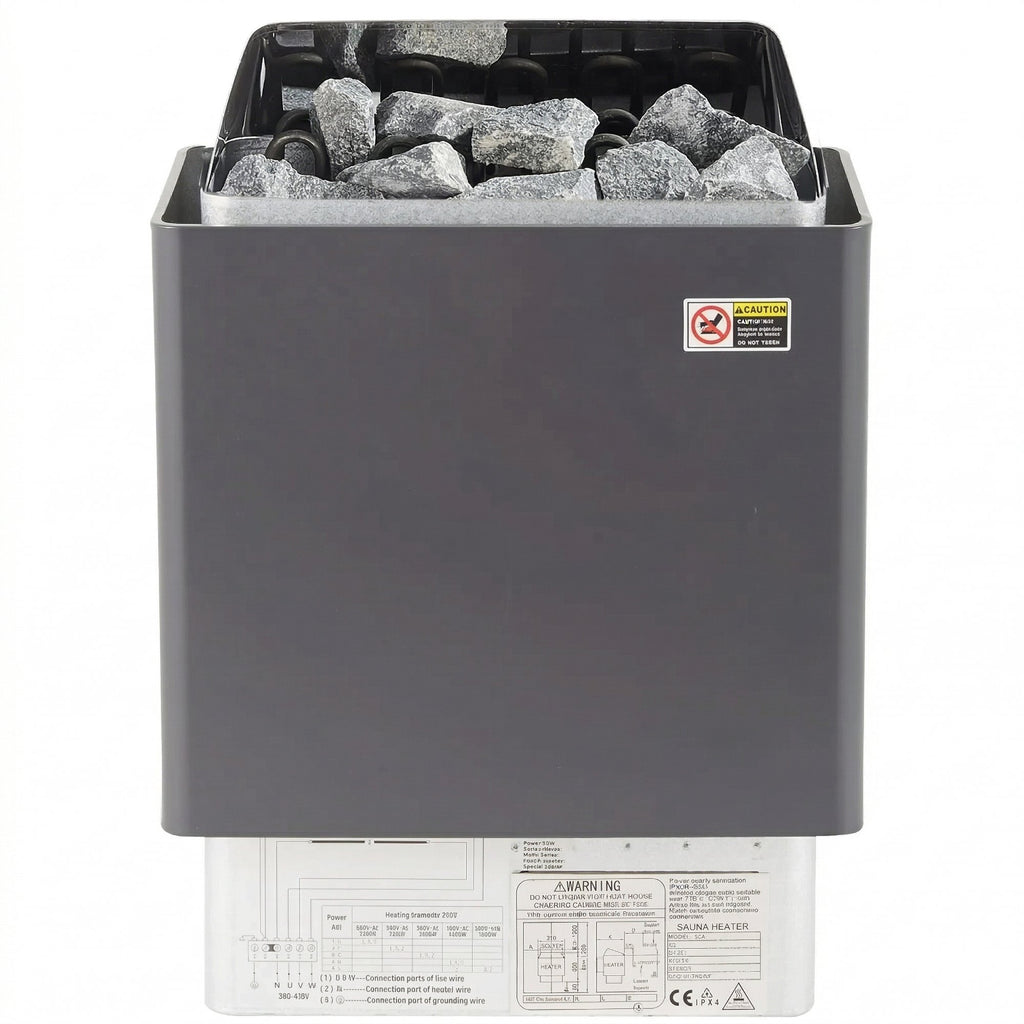 Incalzitor Electric pentru Sauna Uscata 9KW – Controler Extern, Inox 3