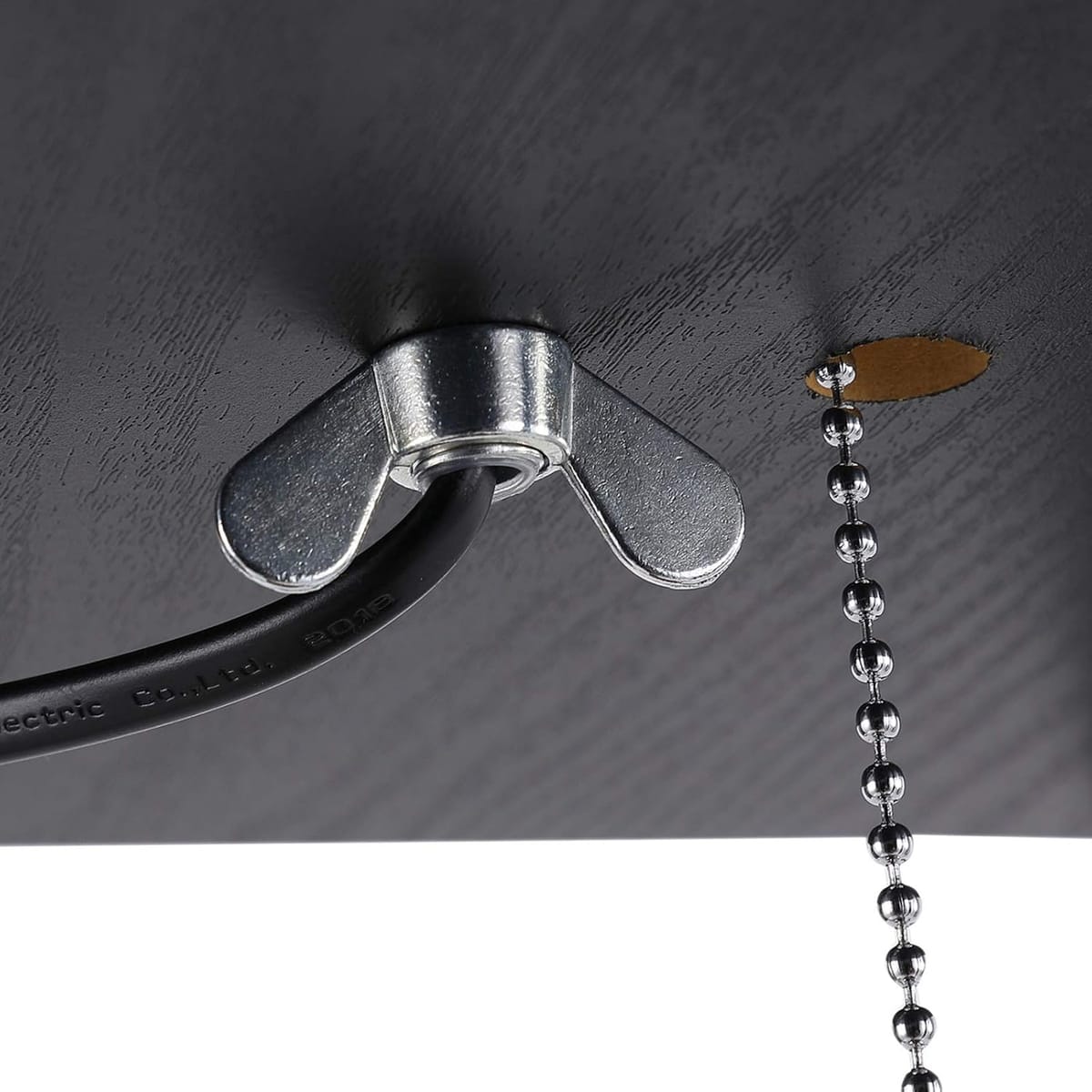 Lampa de Podea cu 3 rafturi si lumina ambientala, varianta neagra 26 x 26 x 160 cm 5