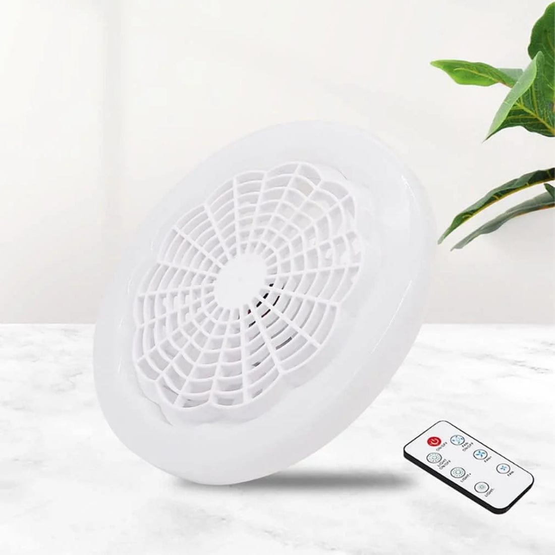 Lampa LED tavan, cu ventilator si telecomanda, 30W 1