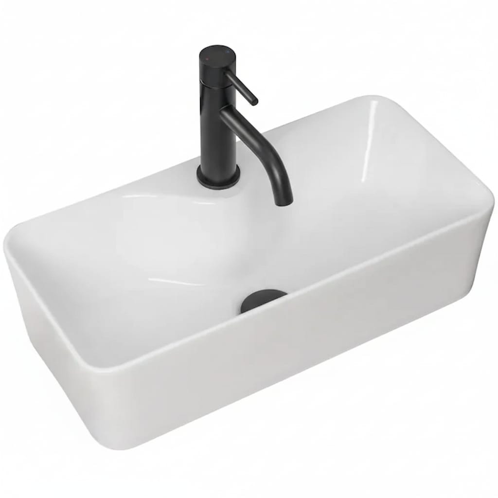 Lavoar pentru blat Delmar, 49x38 cm, ceramică sanitară premium 1